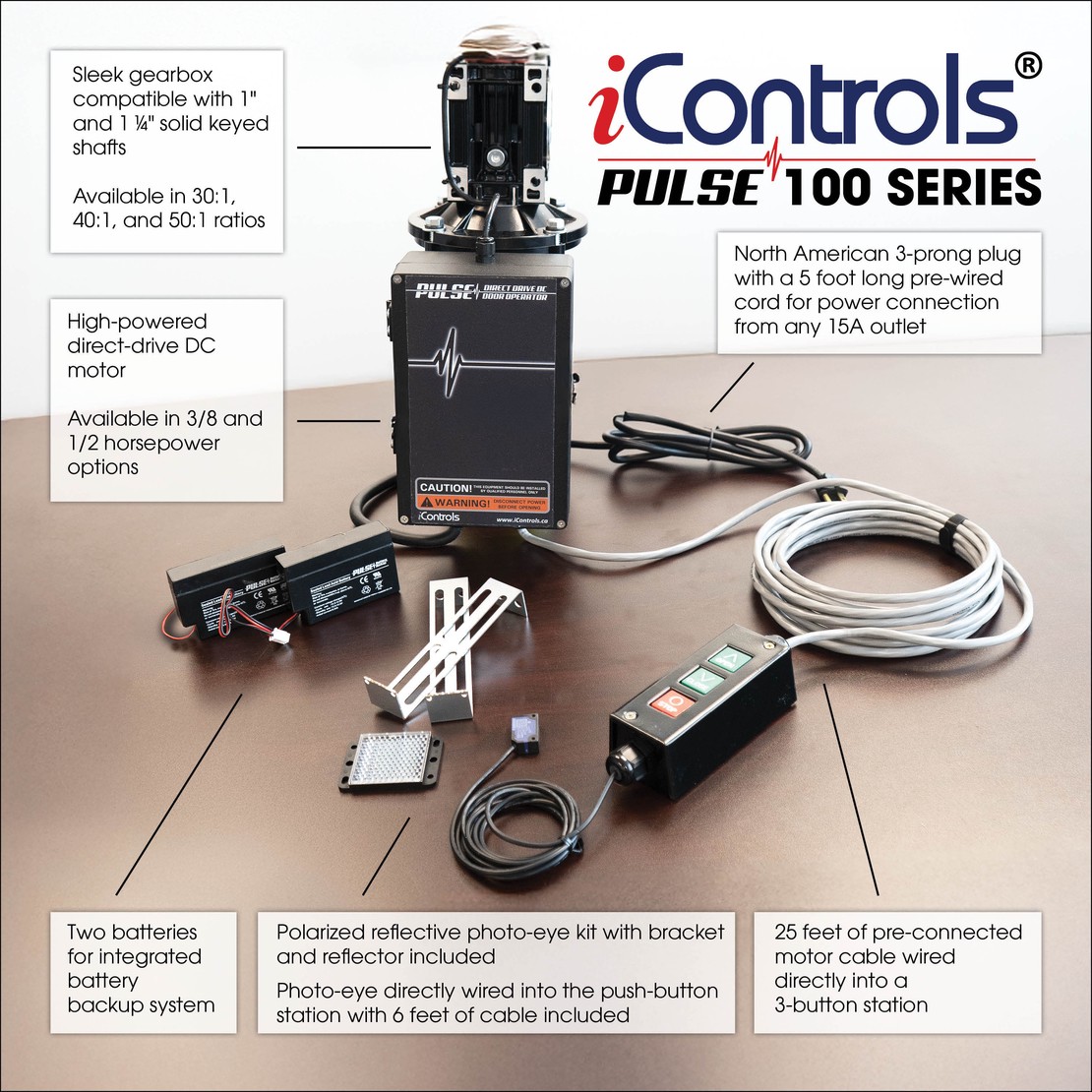 The PULSE 100 Series Box Content