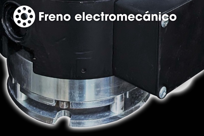 Freno electromecánico incluido Freno electromecánico incluido