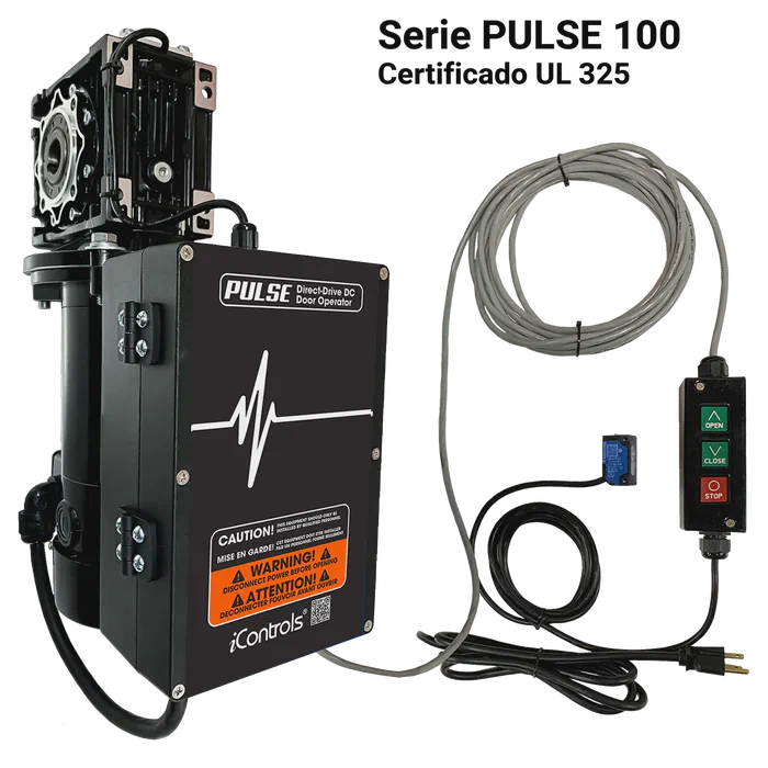 Operador de puerta comercial serie PULSE 100