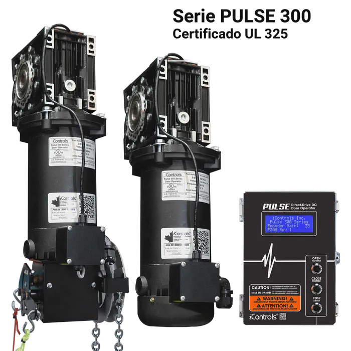 Operador de puerta comercial serie PULSE 300