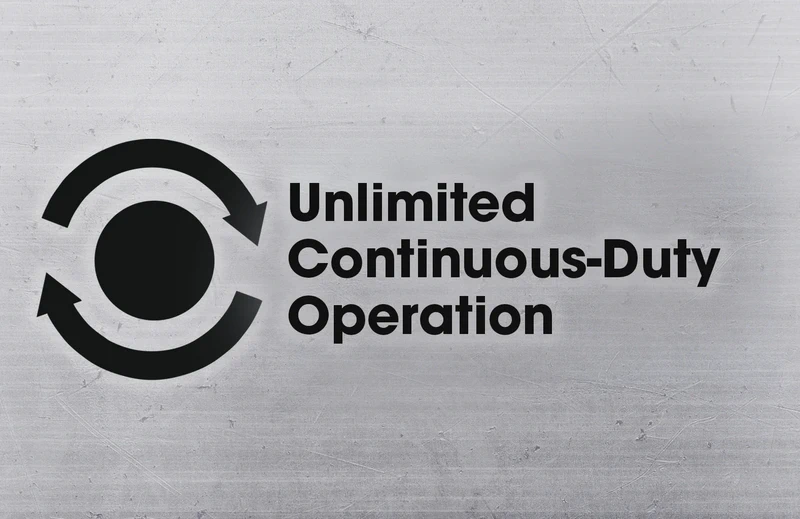 Unlimited Continuous-Duty Operation Unlimited Continuous-Duty Operation